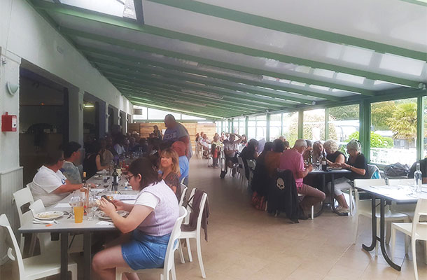 Restauration au camping A l‘Abri de l’Océan dans le Finistère Sud proche de Riec sur Belon