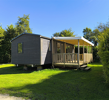 Mobil-home premium 2 chambres 4 personnes du camping à l’Abri de l’Océan en Bretagne
