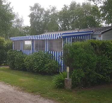 Vue extérieure du mobil-home standard, 2 chambres 4 personnes